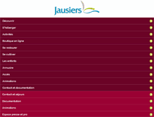 Tablet Screenshot of jausiers.com